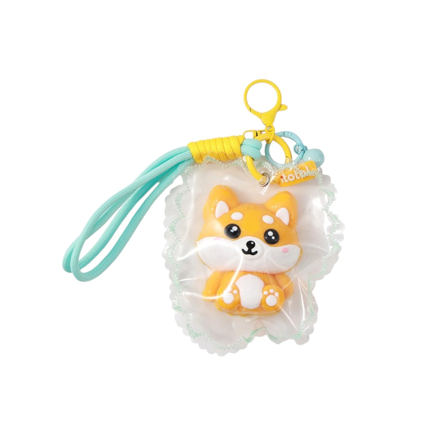 Itotal Portachiavi JellyPop Gatto Arancione