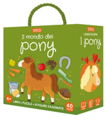 Il Mondo Dei Pony. Q-box. Ediz. a Colori. Con 10 Figurine Sagomate. Con Puzzle