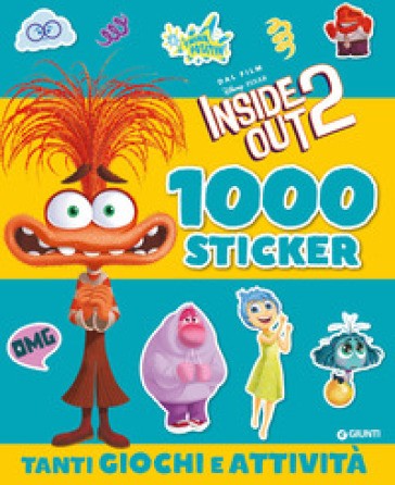 Inside Out 2. 1000 Sticker. Tanti Giochi E Attività. Ediz. a Colori