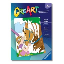 Ravensburger CreArt – Libro da Colorare Teneri Cavalli