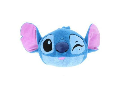 Disney Stitch – Cuscino Peluche Scalda Mani 3 in 1 Blu (35 cm)