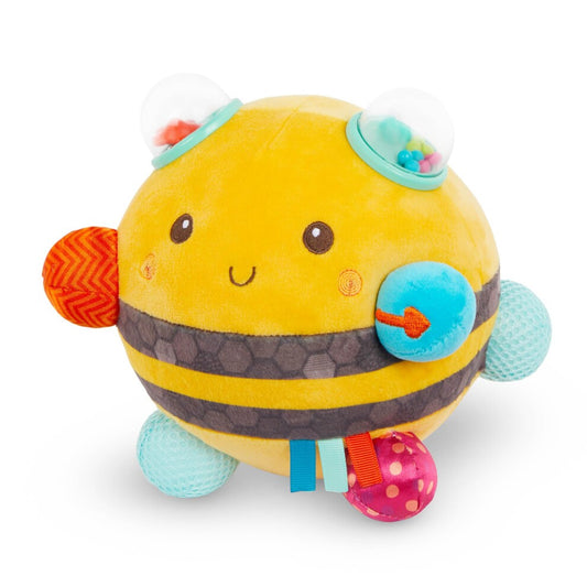 B. Toys Fuzzy Buzzy Bee - Ape Peluche Sensoriale con Suoni 0M+