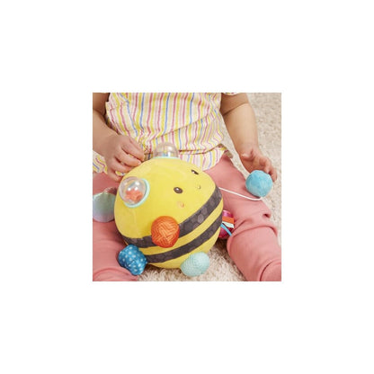 B. Toys Fuzzy Buzzy Bee - Ape Peluche Sensoriale con Suoni 0M+
