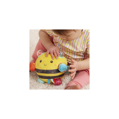 B. Toys Fuzzy Buzzy Bee - Ape Peluche Sensoriale con Suoni 0M+