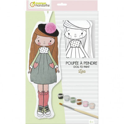 Avenue Mandarine Puppe Zum Bemalen Lisa