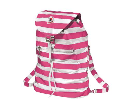 Invicta, Zaini, Donna, Rosa, TAGLIA UNICA, Borsa leggera verticale a righe Unisex