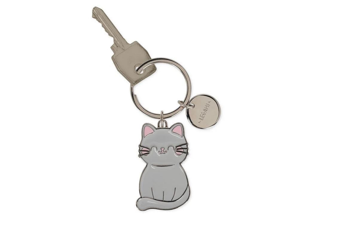 2PK Legami What a Key Ring Enamel Keyring Charm Bag Accessories Kitty