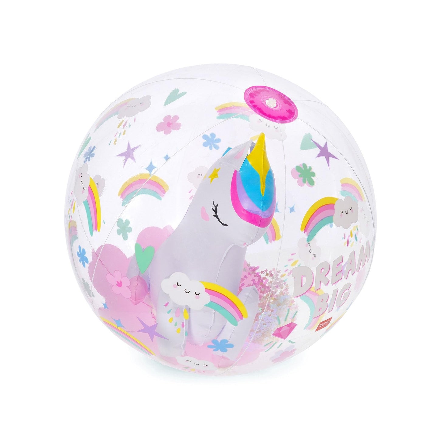 Legami - Inflatable Beach Ball PVC Inflatable Ball Soft for Children Inflatable Ball for Beach Parties Inflatable for Playing Football Volleyball
