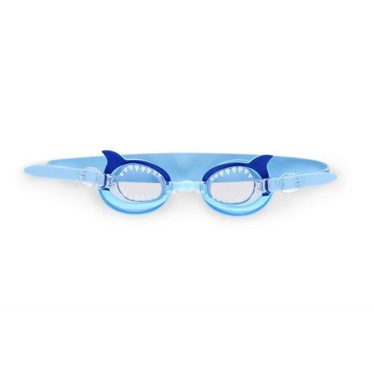 Legami - Swimming Goggles Kids Swimming Goggles Anti Fog Lenses UV Protection with Elastic Band and Adjustable Nose Bridge SHARK