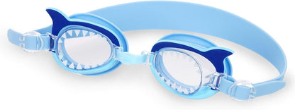 Legami - Swimming Goggles Kids Swimming Goggles Anti Fog Lenses UV Protection with Elastic Band and Adjustable Nose Bridge SHARK