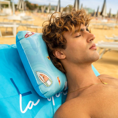 Legami Cuscino Gonfiabile da Spiaggia - La Dolce Vita | Diametro 40 cm