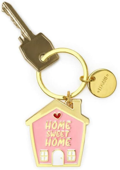 2PK Legami What a Key Ring Enamel Keyring Charm Bag Accessories House