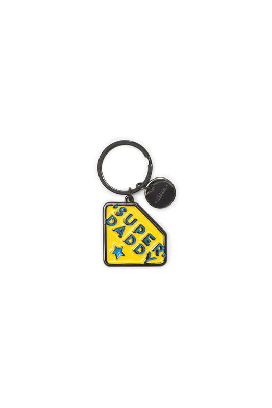 2PK Legami What a Key Ring Enamel Keyring Charm Bag Accessories Super Daddy