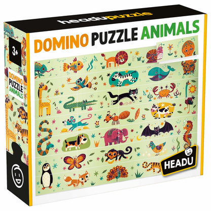 Domino Puzzle Animals - HEADU