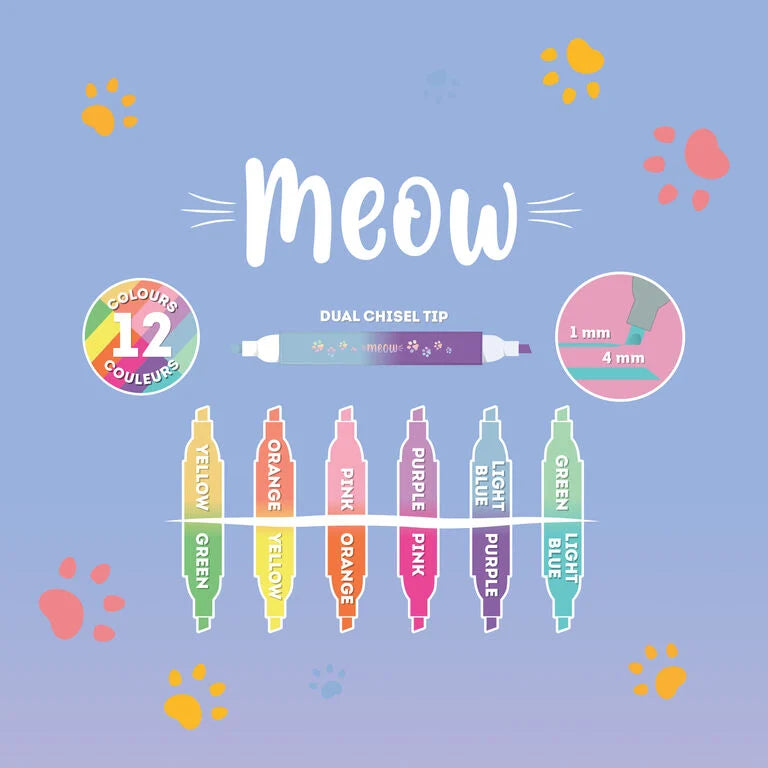 Legami Evidenziatore Meow Kitty Light Blue
