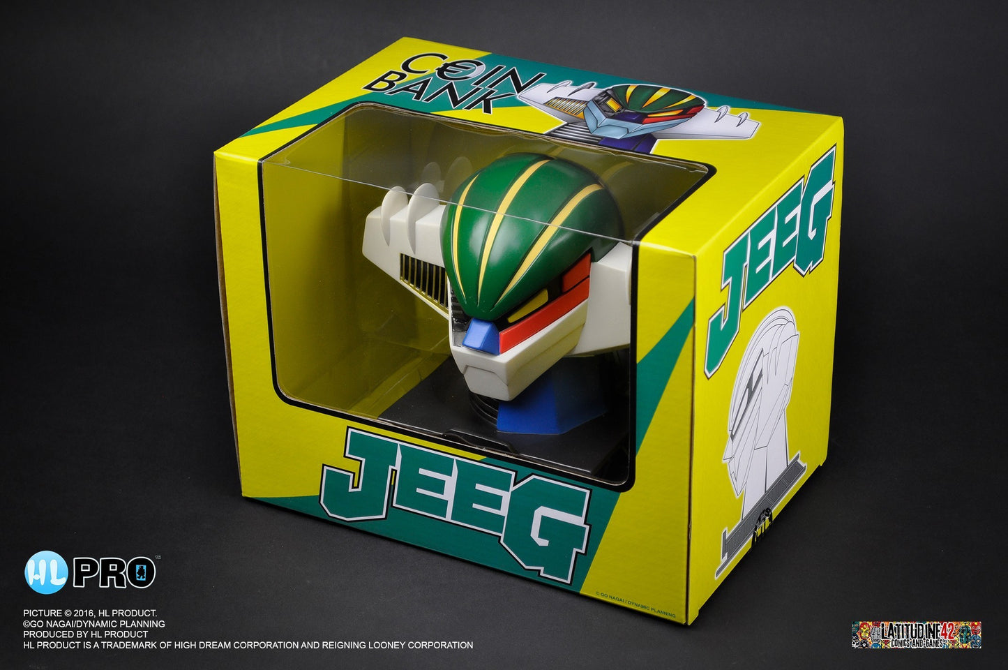 HL PRO JEEG TESTA COIN BANK HEAD SALVADANAIO PVC 16CM COIN BANK