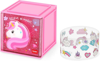 Legami Cutie Cubes - Organizer da Scrivania Modulare Unicorno | 90x90x100 mm