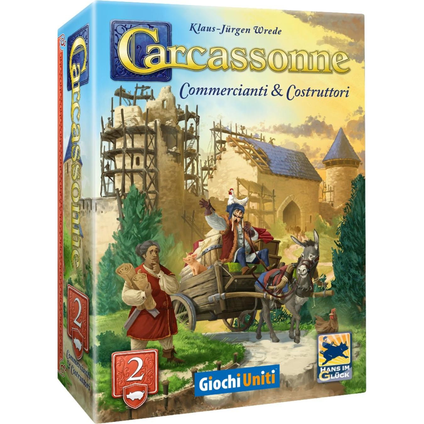 Giochi Uniti Carcassonne Revival: Commercianti E Costruttori 2 (italiano)