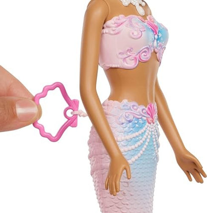 Barbie Bubble Sparkle Mermaid Doll, confezione da 1
