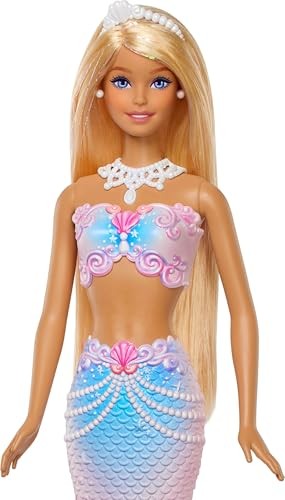 Barbie Bubble Sparkle Mermaid Doll, confezione da 1