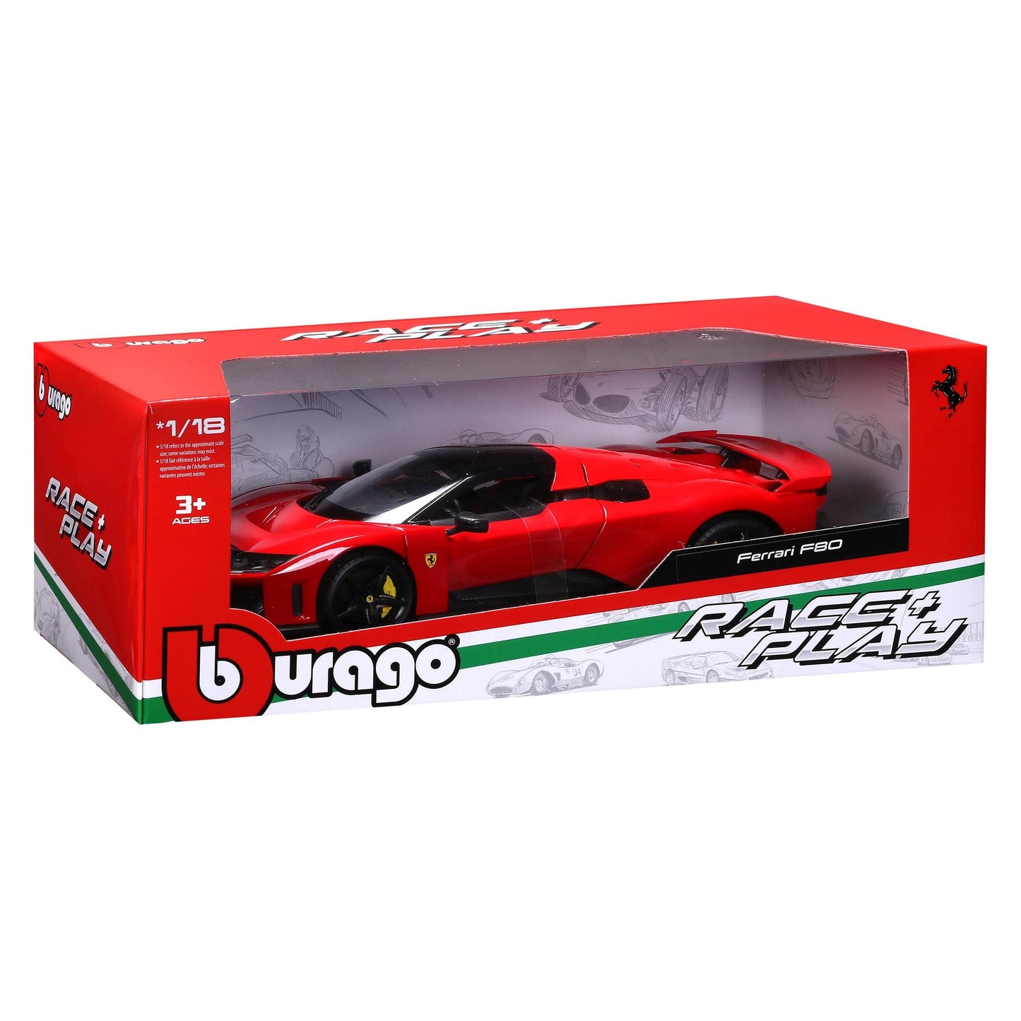 Bburago Ferrari F80 Rosso Radiocomandata 1:18