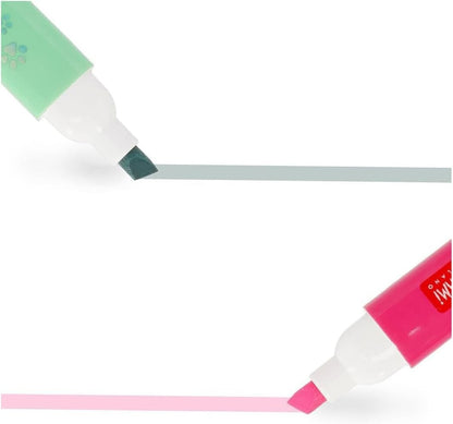 Legami 6 Dual-tip Highlighters - Meow, Multi