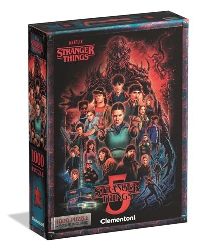 Clementoni Stranger Things Stagione 5 Puzzle 1000 Pezzi