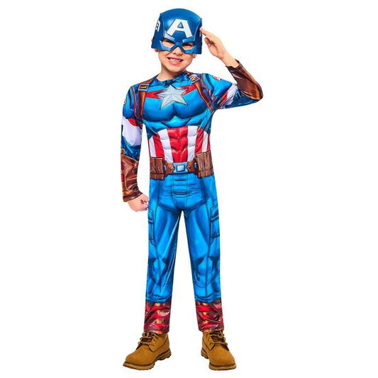 Costume Captain America Avengers Bambino – Taglia XXS (98-104cm) – Rubies