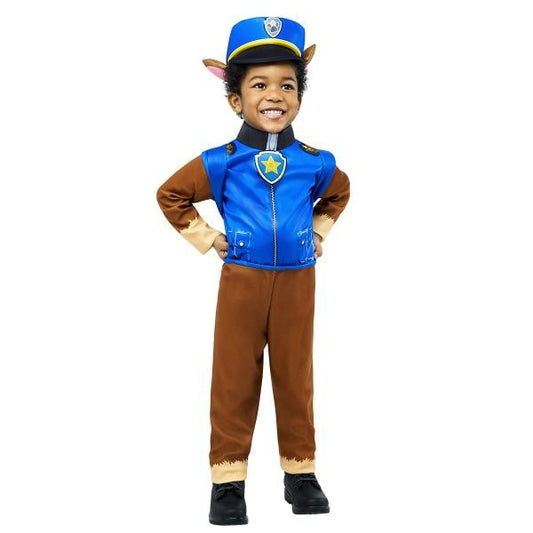 PAW Patrol – Costume Chase Bambino Taglia 3-4 Anni (98-104cm) DLX