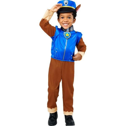 PAW Patrol – Costume Chase Bambino Taglia 3-4 Anni (98-104cm) DLX
