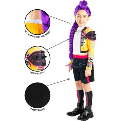 Rubies 9-10 KPop Demon Hunters Rumi Yellow Dress up Costume