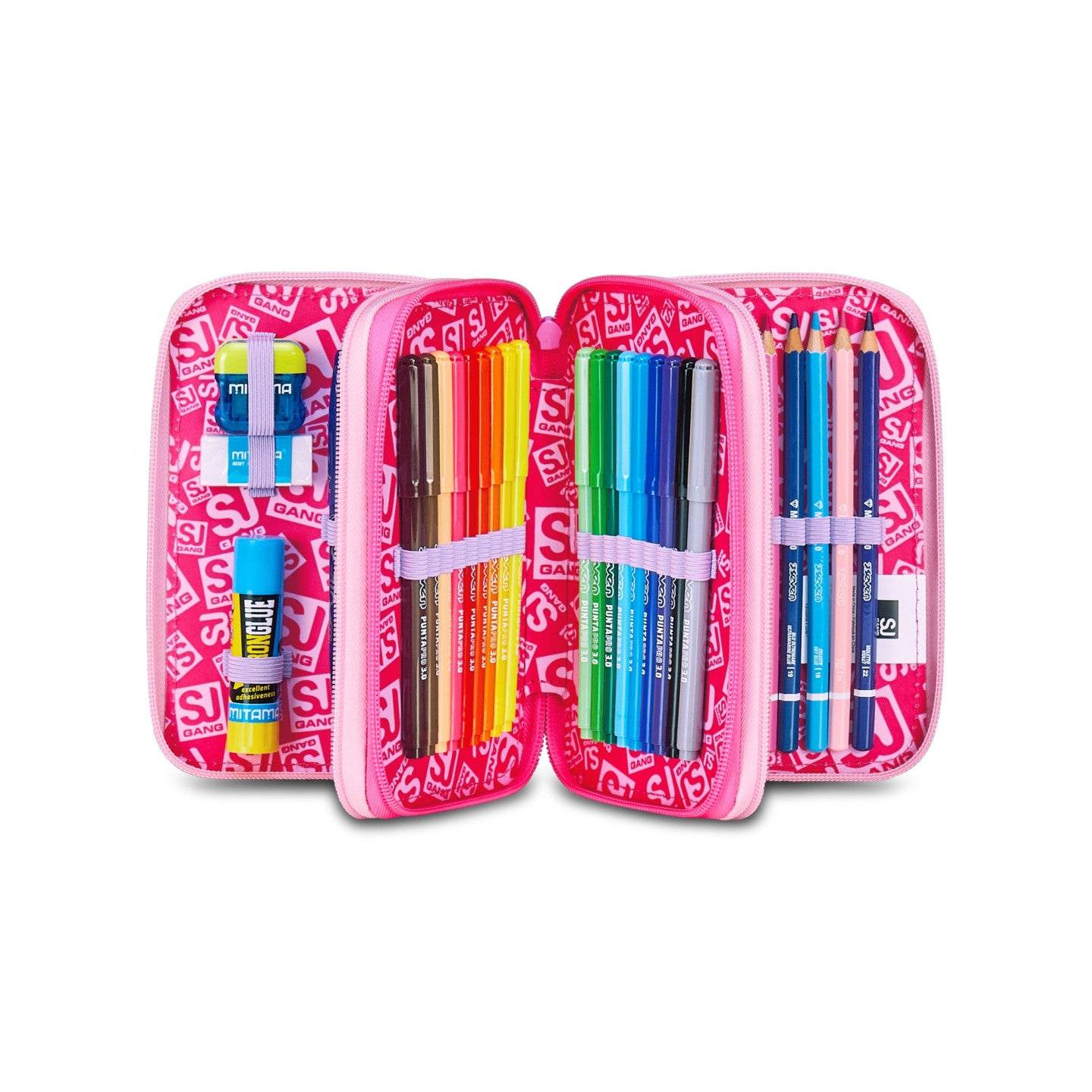 Seven Astuccio 3 Zip SJ Gang Flyunicorn Girl