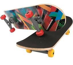 Toys Garden Skateboard In Legno 80 Cm Colori Assortiti