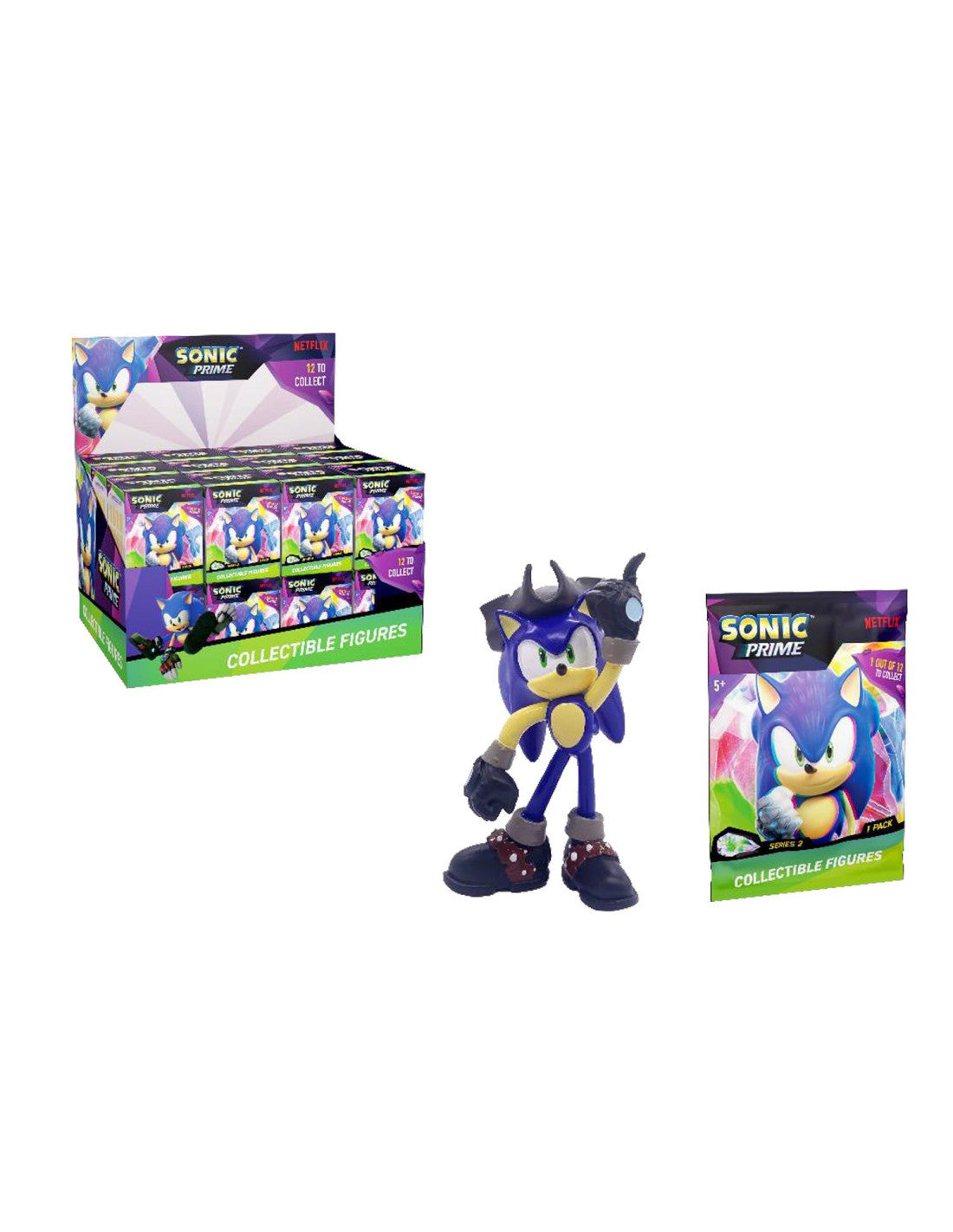 Sonic personaggio da 6,5cm in Bustina.