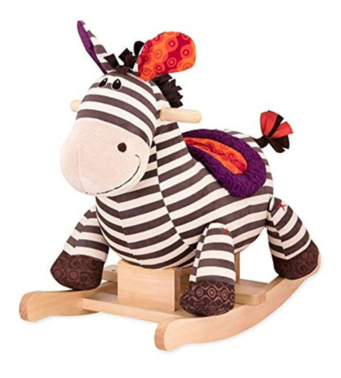 B. Toys Kazoo - Cavallo a Dondolo Zebra Peluche