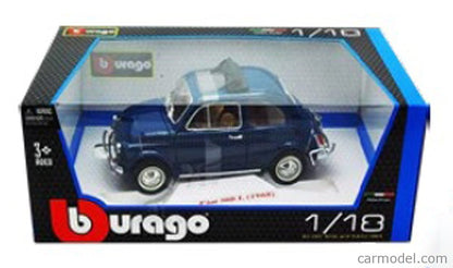 bburago Fiat 500l 1968 - 1:18