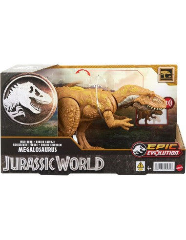 Jurassic World Megalosauro Ruggito Selvaggio HTK73