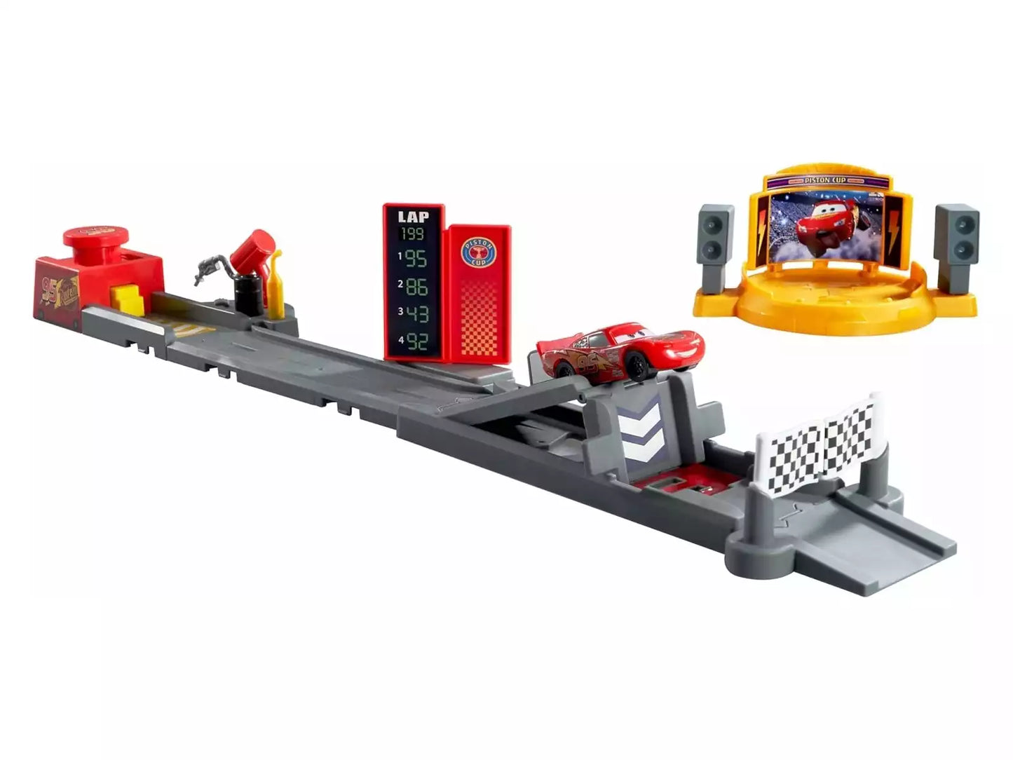 Cars Pista da Corsa con Lanciatore Piston Cup