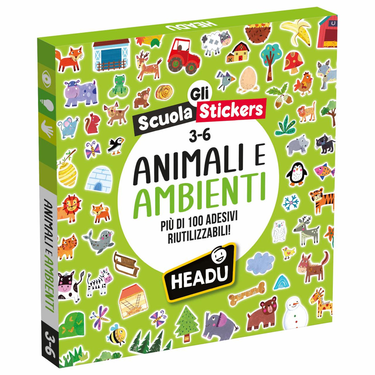 Scuola Stickers Animali e Ambienti - HEADU