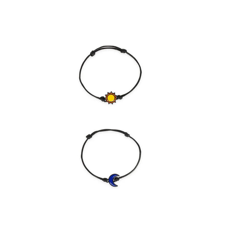 Legami Set di 2 Braccialetti Better Together Sun & Moon