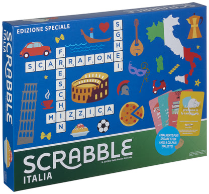 Mattel Scrabble Italia - Gioco Tavolo 2-4 Giocatori