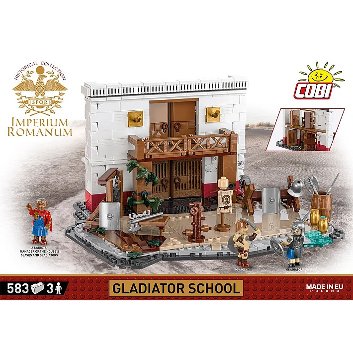 COBI 583 Pcs Imperium Romanum /Scuola dei Gladiatori