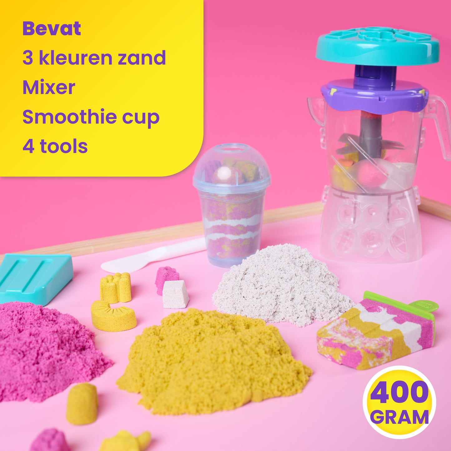Spin Master Kinetic Sand Set Frullati Golosi Multicolore