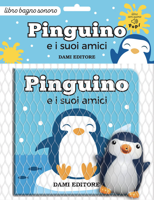Pinguino e i Suoi Amici - Libro Bagno con Pupazzo