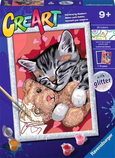 Ravensburger Creart Serie D Classic - Gatti 9+ GLITTER