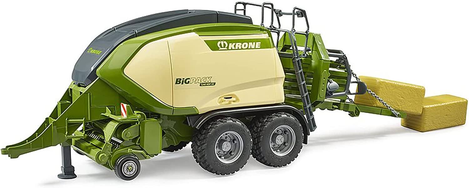 2033 bruder  Rimorchio Krone Big Pack pressaballe 1290 HDP VC - toysvaldichiana.it