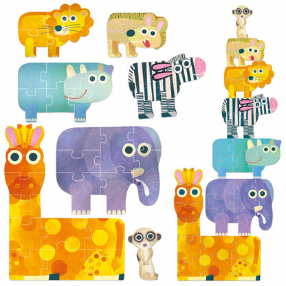 Giant Progressive Puzzle The Savannah - immagine 2