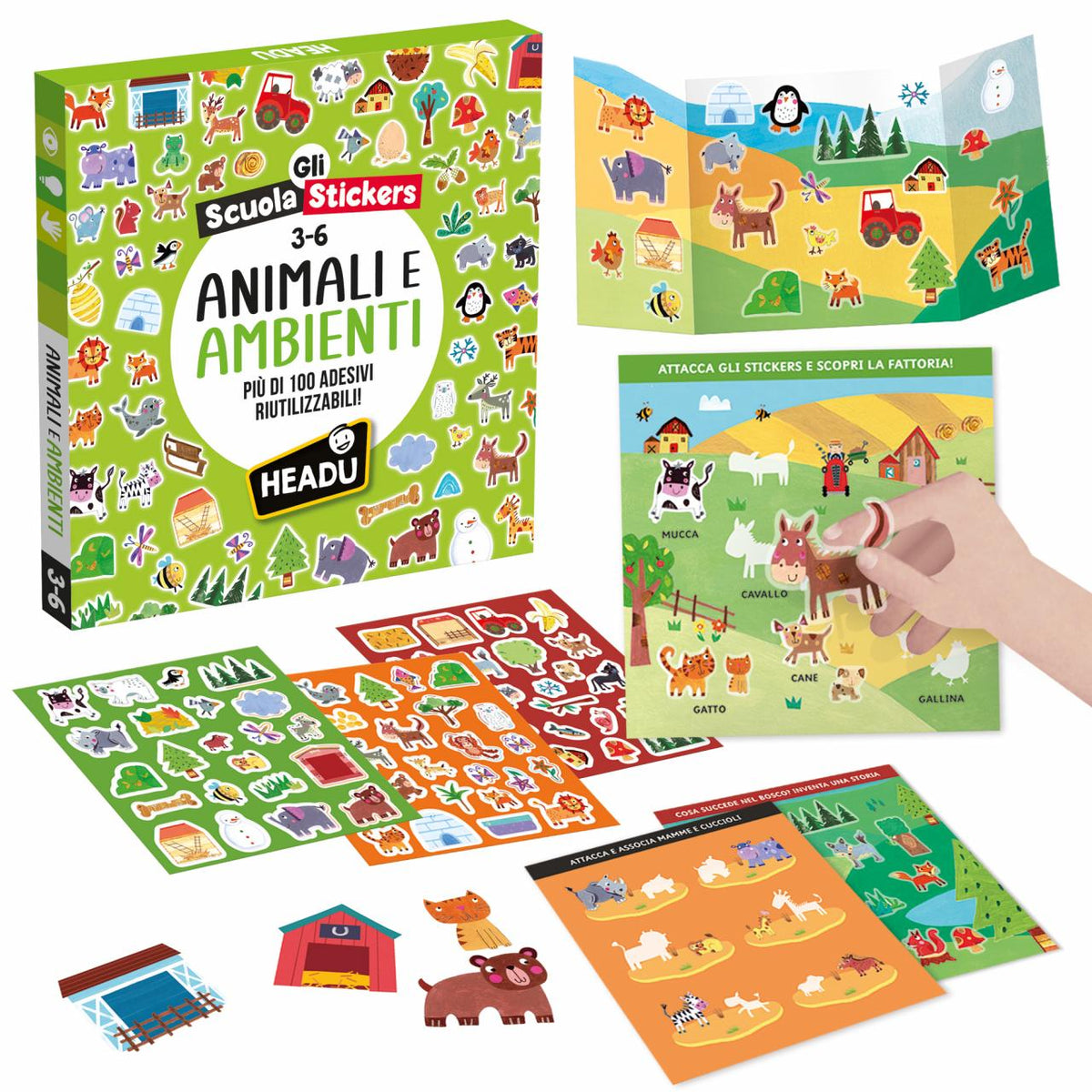 Scuola Stickers Animali e Ambienti - immagine 4