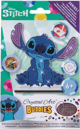 Crystal Art Buddies - Stitch Disney Kit Diamond Painting 6+ Anni (Set 2 pz)