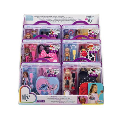 JAKKS Bambola disney ily tote teenies wave 2 con borsetta modelli assortiti